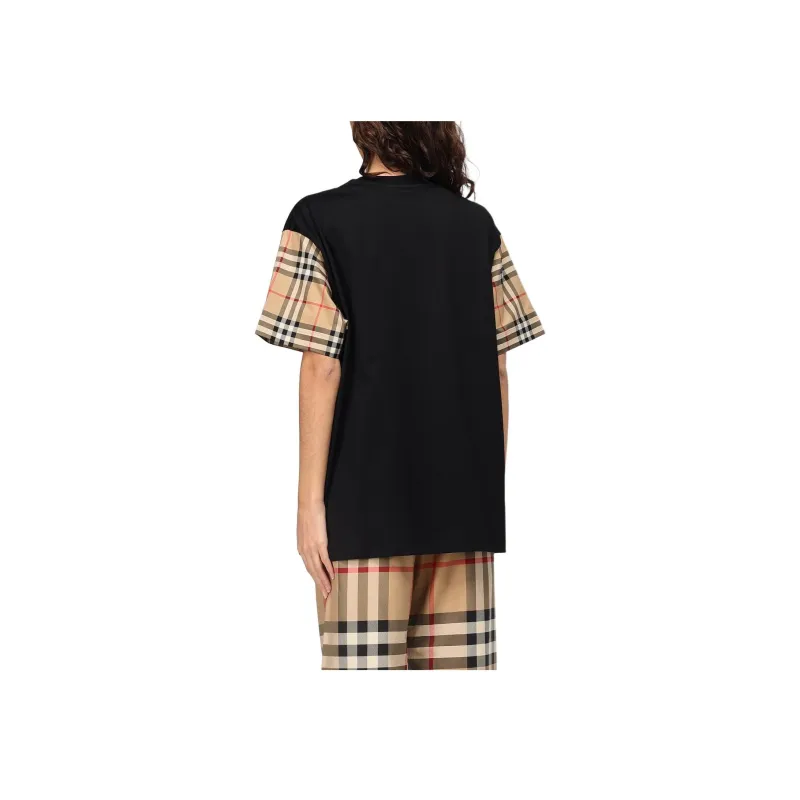 Burberry Vintage Check sleeve T shirt-1