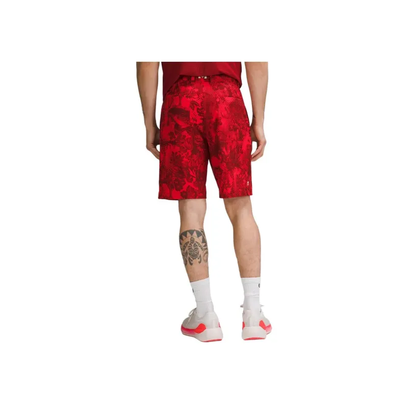 Lululemon Team Canada WovenAir Casual Shorts Men's Sports Red-2