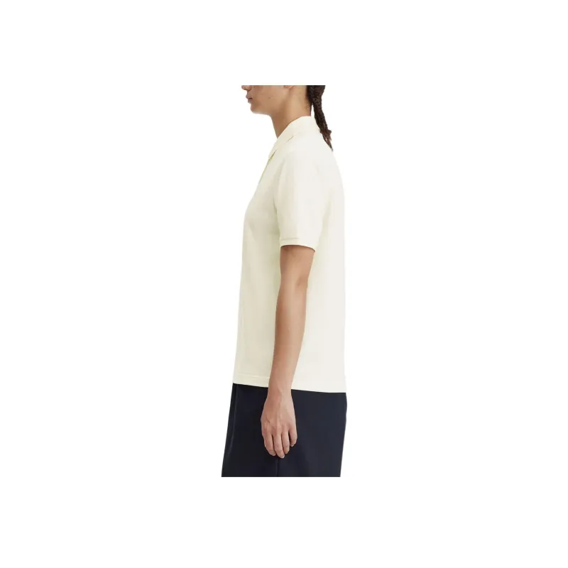 FRED PERRY Polo Shirt Women's Light Yellow-3