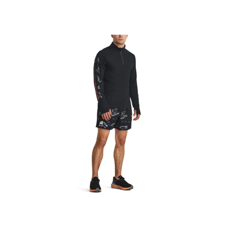 Under Armour RUN LAA T Shirt Men's Black-4