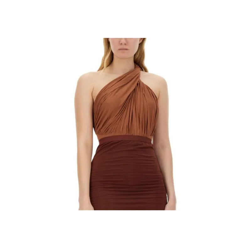RICK OWENS Lido Draped Bodysuit-0