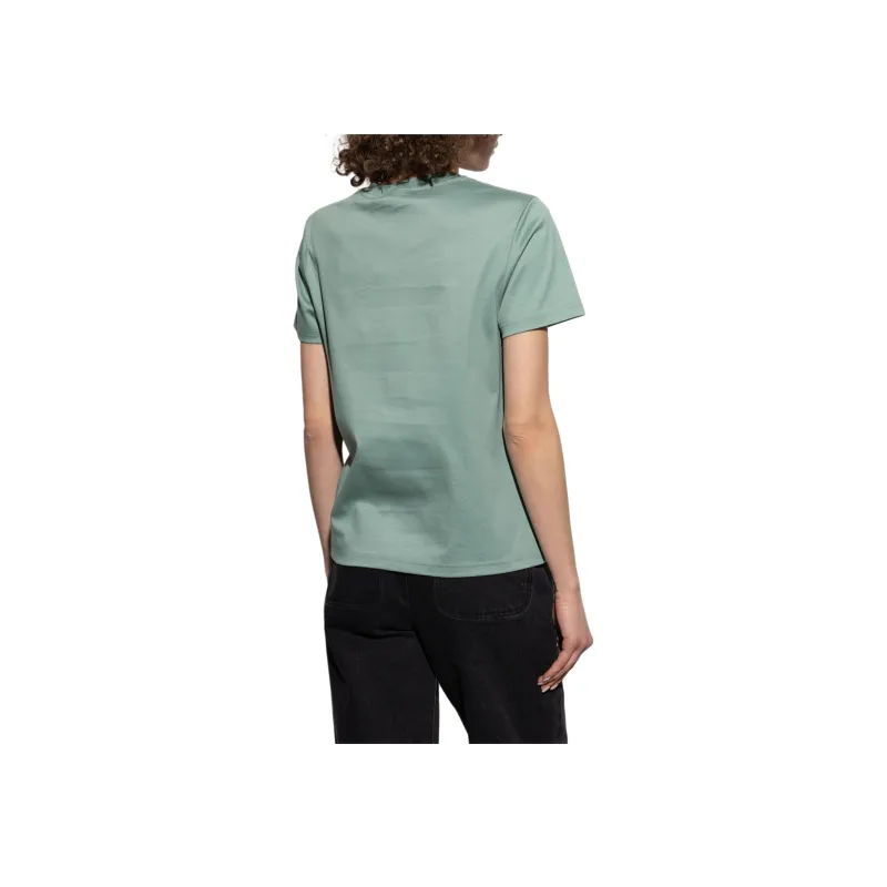 Lanvin Logo Embroidered Crewneck T Shirt-1