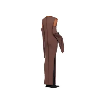 RICK OWENS/RO Long Sleeved Dress Women's Brown