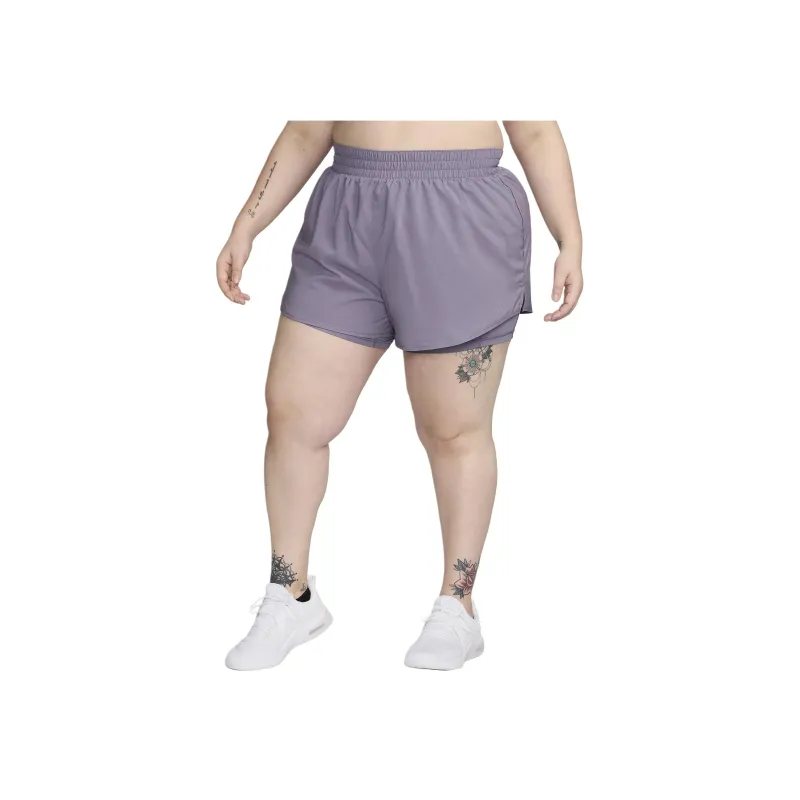 Nike Dri-FIT One Women's High-Waisted 3' 2-in-1 Shorts Plus Size-0