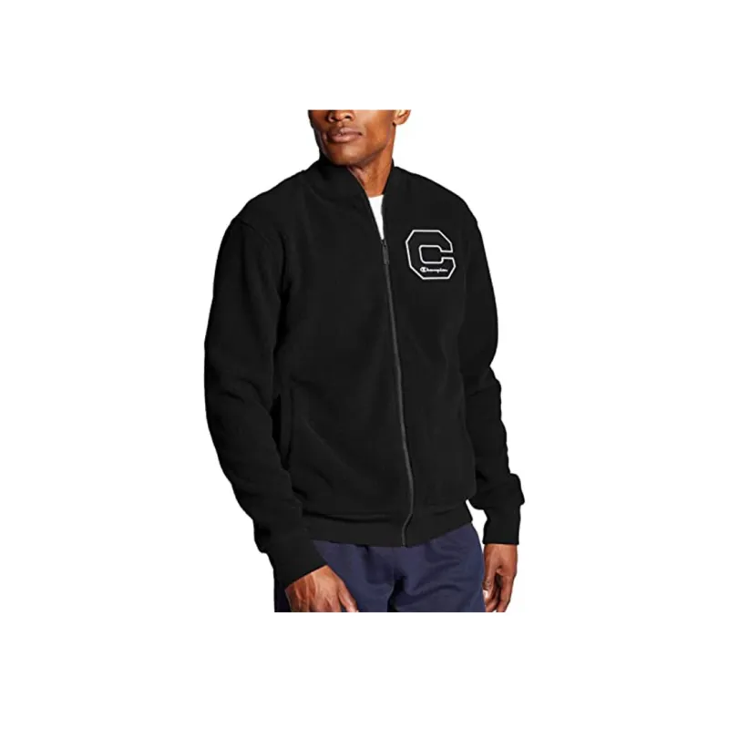 Champion Jacket US Version Unisex Black-3