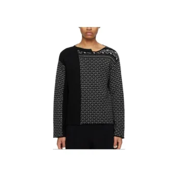 MM6 Maison Margiela SS24 Sweater Men's Black White