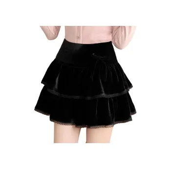 Beautiful Wardrobe Casual Short Skirts Women's Black