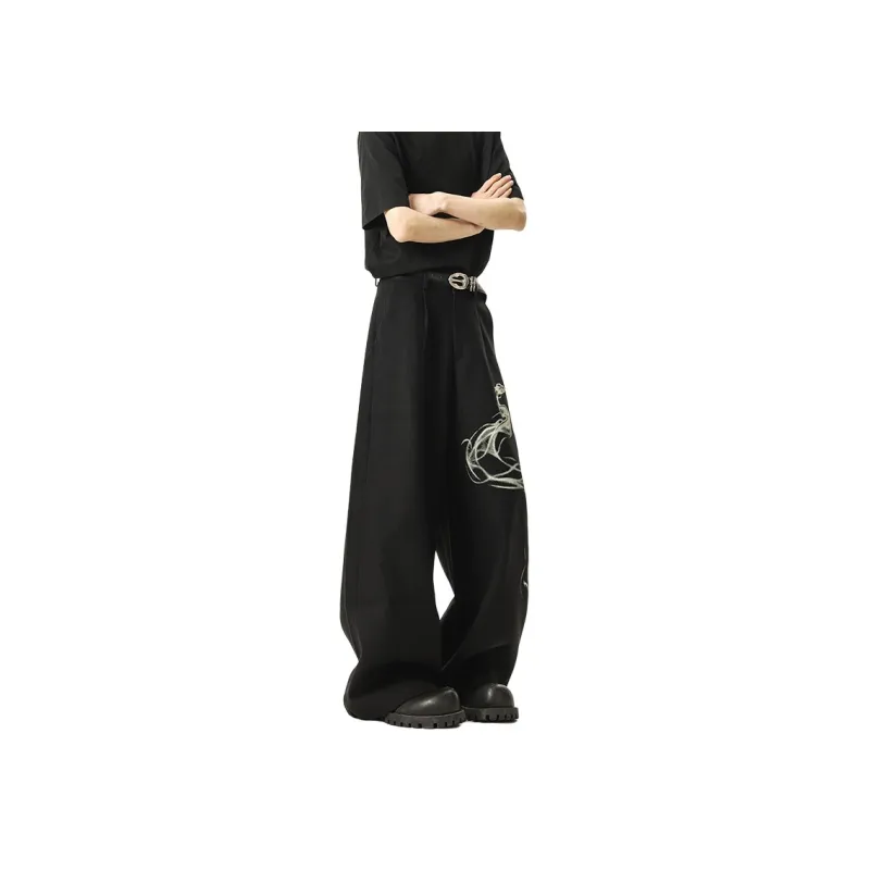 GENT LORE Suit Trouser Unisex Black-4