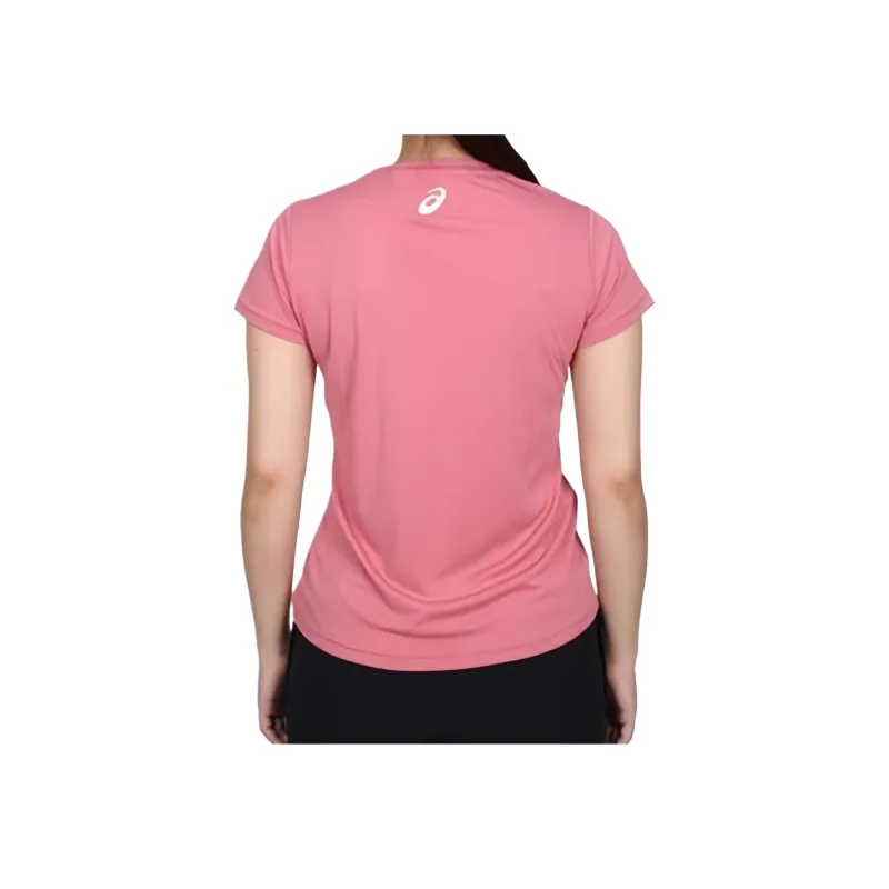 Asics T-Shirt Women's Pink Silver-4