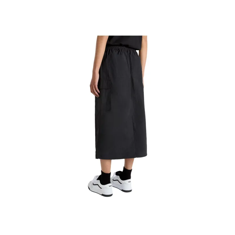 Vans Riley Parachute Cargo Skirt Casual Long Skirts Women's Black-2