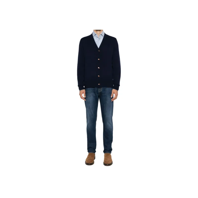 Brunello Cucinelli Distressed Straight Leg Jeans-1