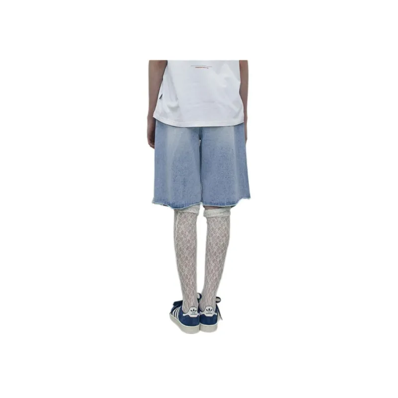 Kirsh SS24 Denim Shorts Women's Light Blue-1
