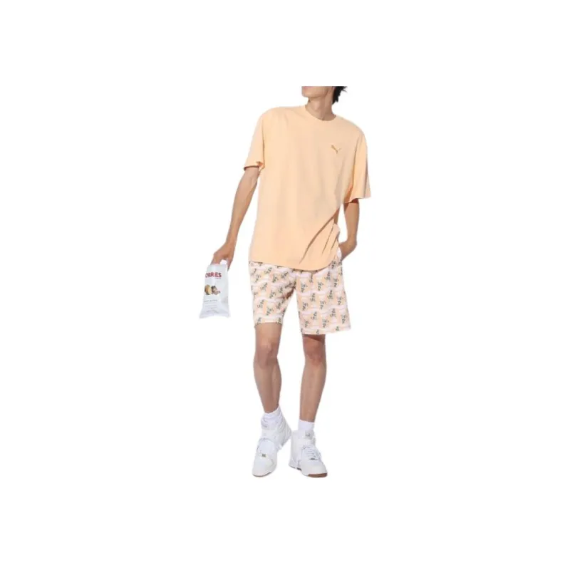 PUMA Casual Shorts Men's Orange-5