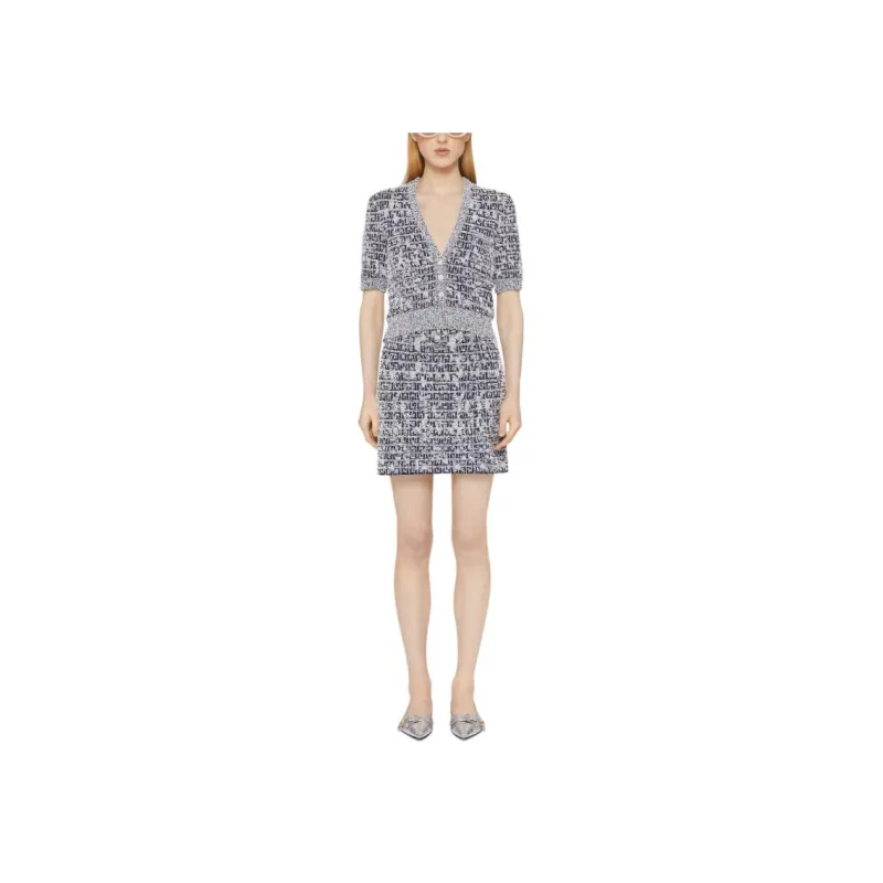 Givenchy 4G Tweed Skirt-1