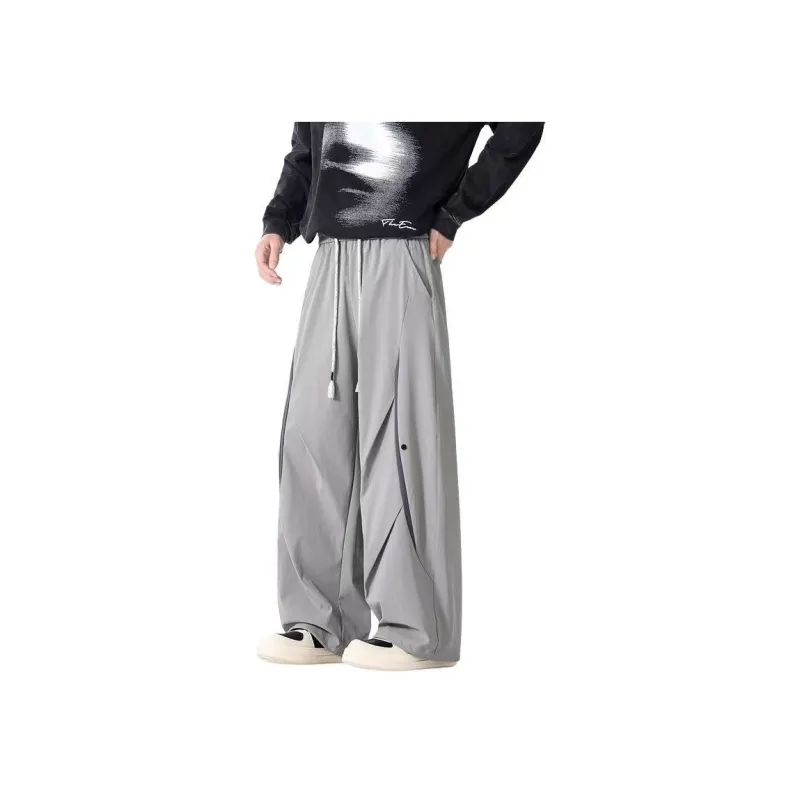 NOME Versatile Fashion Loose Fit Comfortable Wide Leg Pants Unisex-14