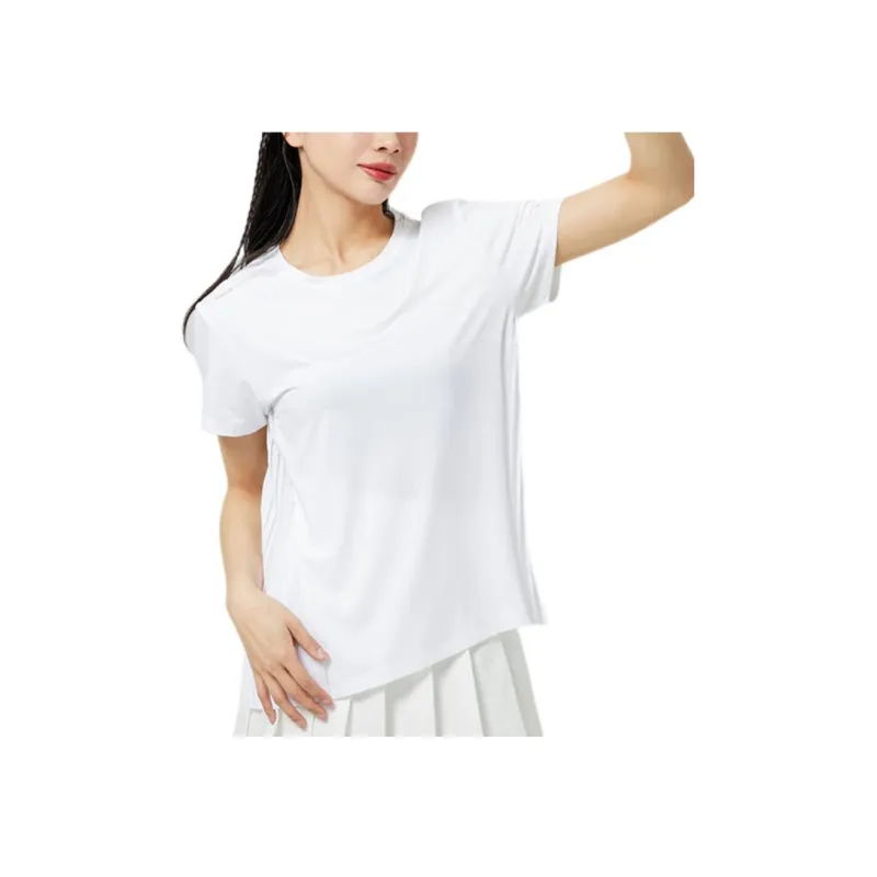 Erke T Shirt Women's True White-4