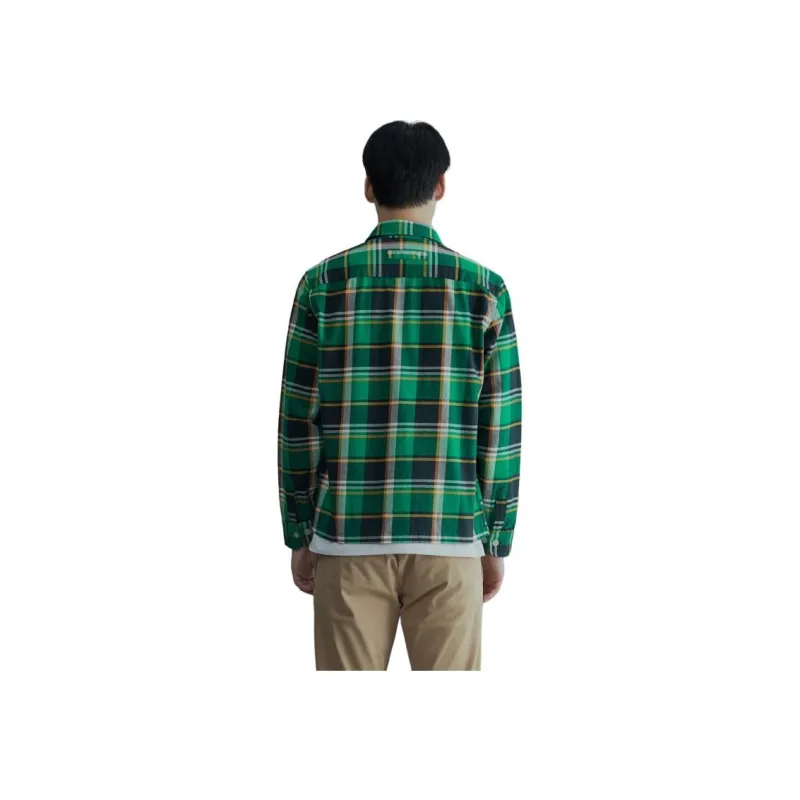 GANT Shirts Men 316 Green Plaid-1