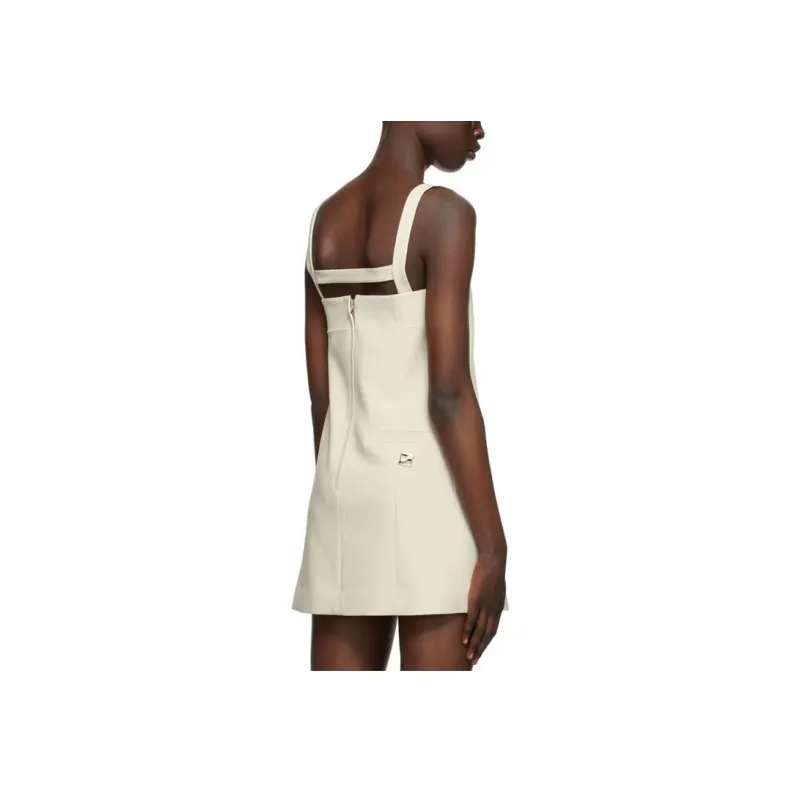 WE11DONE Sleeveless Dresses Women's Beige-1