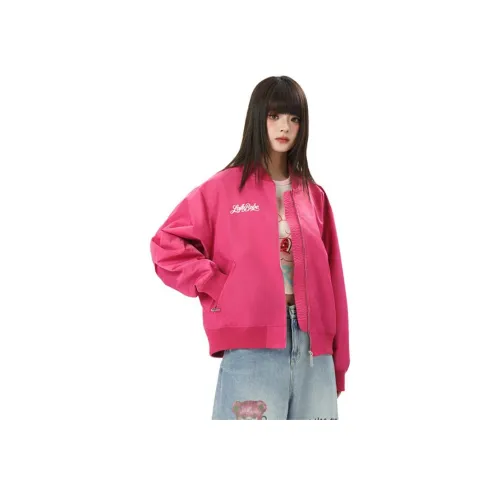 LALABOBO 핑크 여성 야구 져지