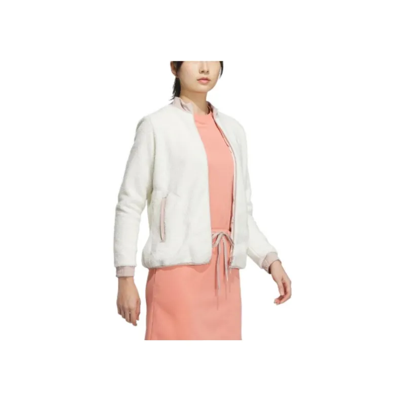 Adidas Velvet Jackets Women's White-1