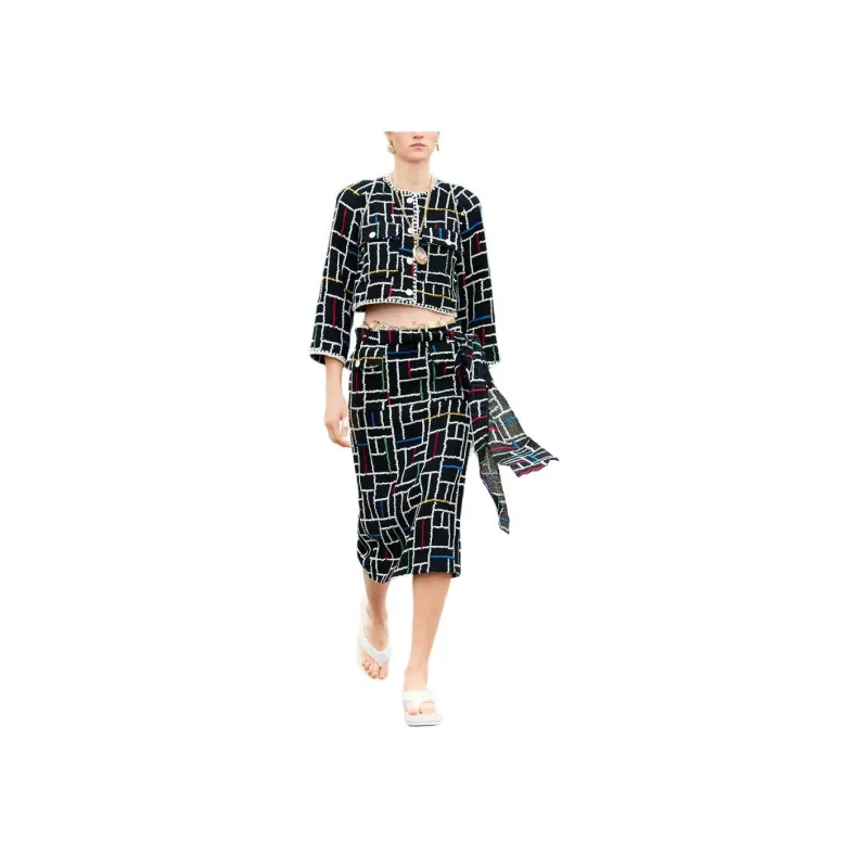 CHANEL Jackets & Coats Women's Black-2