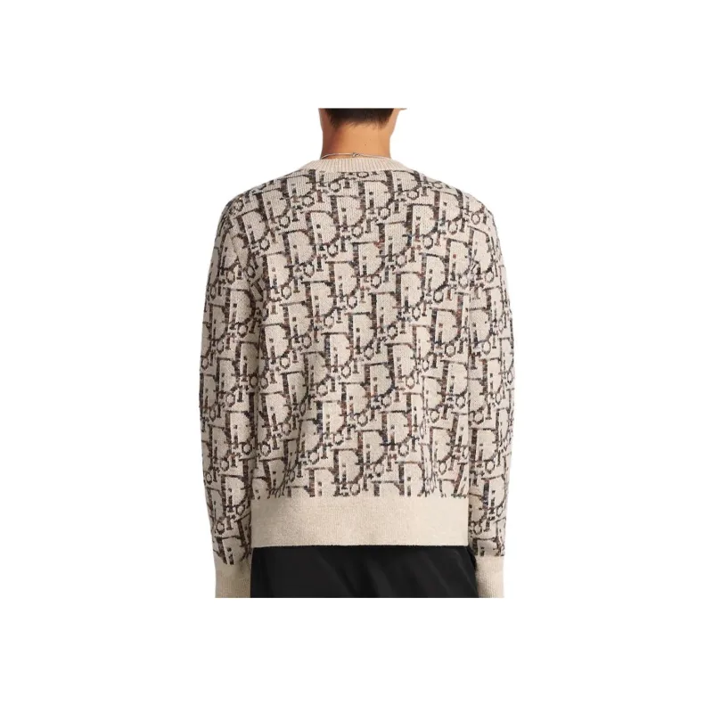 DIOR Monogrammed Intarsia Sweater-4