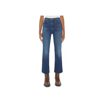 MOTHER The Hustler Mid Rise Ankle Jeans