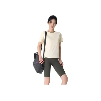 Urban Beauty T-Shirt Women's Cream Yellow