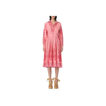 ETRO Paisley Printed Pleated Shirt Dress