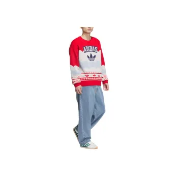 Adidas Originals FW24 Sweater Unisex Red White