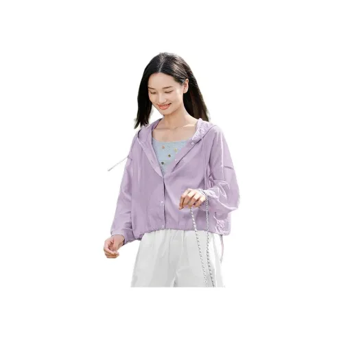 프라그먼트 그레이 퍼플 여성 셔츠