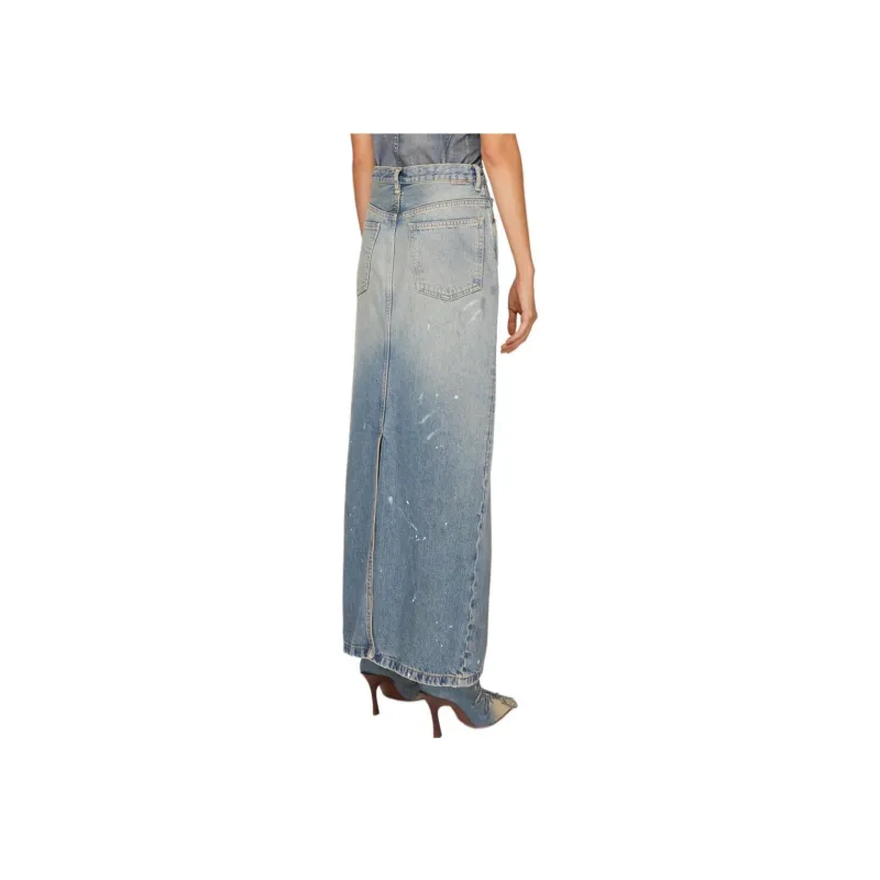 Acne Studios Denim Maxi Skirt-4