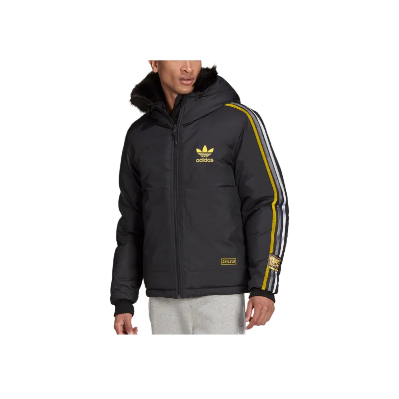Adidas Originals Chile 20 Puffer Jacket Men's Black - POIZON