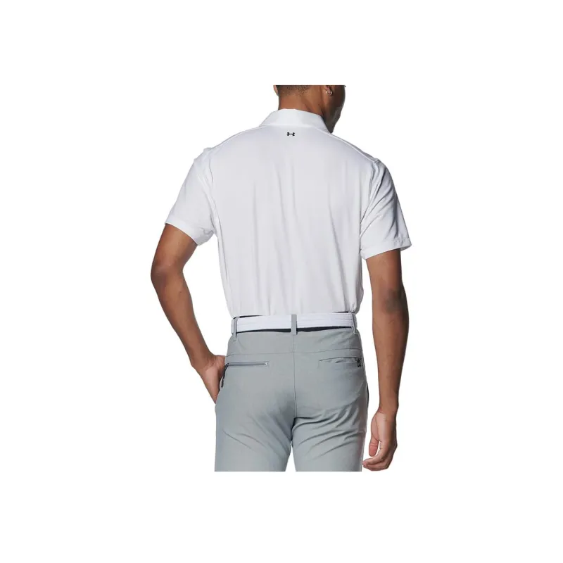 Under Armour Tour Tips Polo Shirt Men's White-3