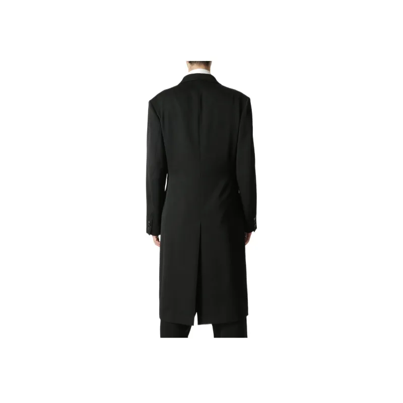 Yohji Yamamoto Button-down Lapel Coat-2