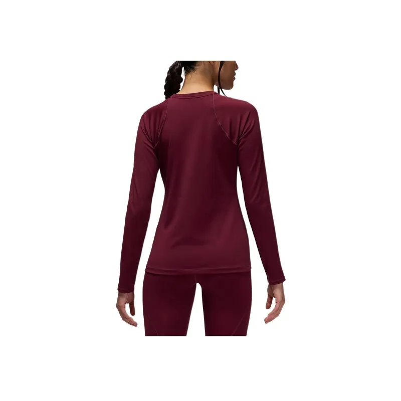 Jordan Sport Raglan Sleeve T-Shirt Women's Burgundy-1
