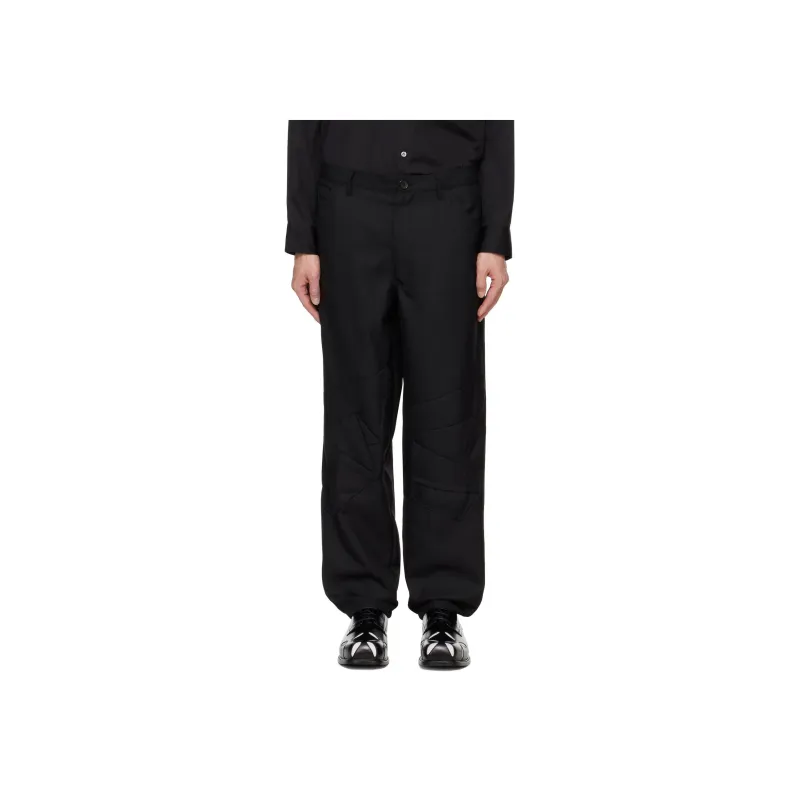 Comme Des Garçons Shirt Stitched Knee Pants-2