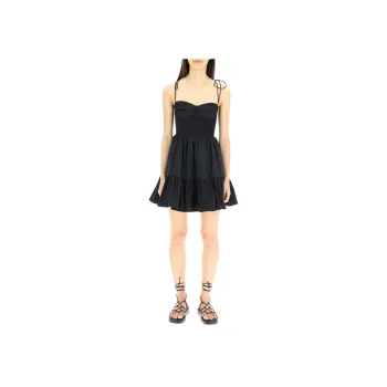 Staud Slip Dresses Women's Black