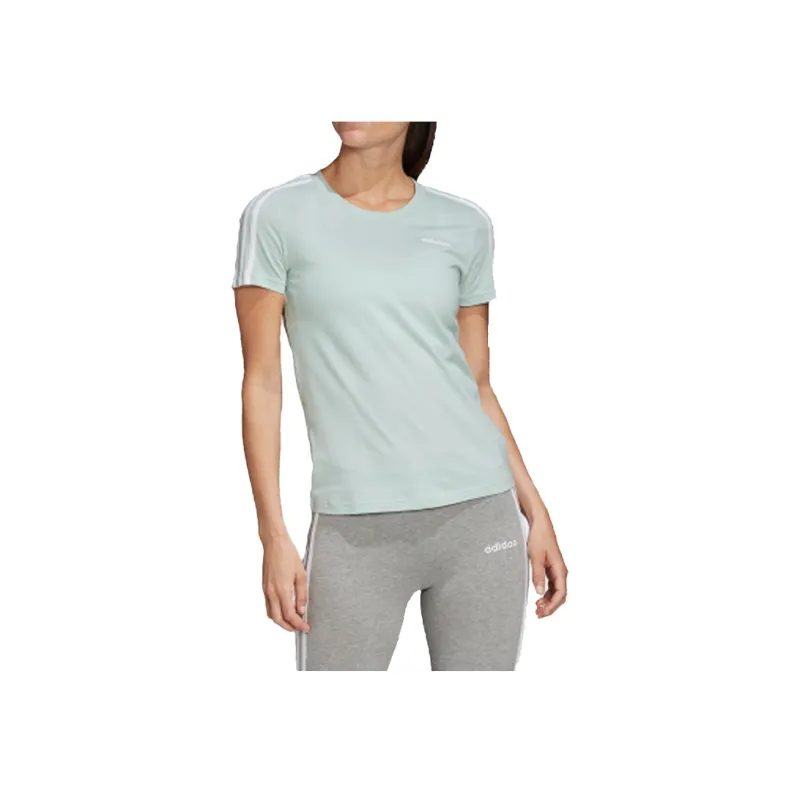 Adidas T Shirt Women's Light Green-3