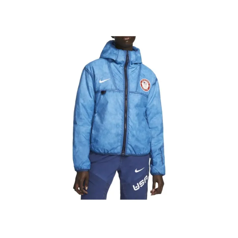 Nike Acg Therma Fit Adv 'Rope De Dope' Jackets Coats Women's Blue-3