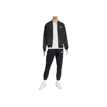 Nike Sportswear Club+ Men's Washed Zip-Up Jacket Black