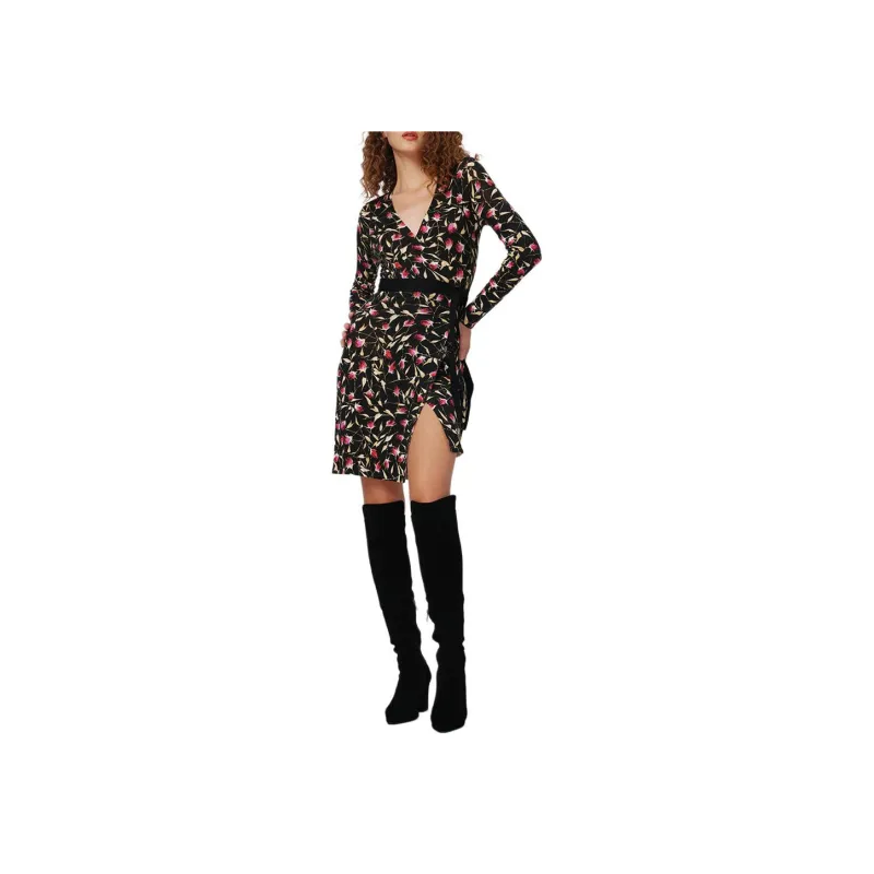 DVF Diane Von Furstenberg FW24 Long-Sleeved Dresses Women's Black-1