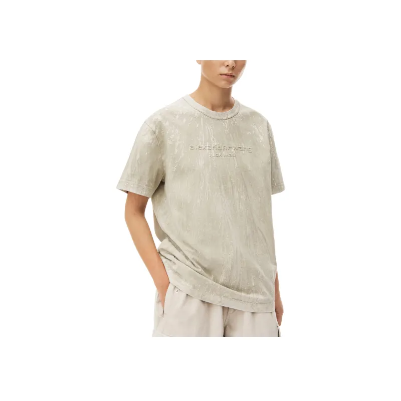 Alexander Wang T Shirts Unisex Ice Gray-2