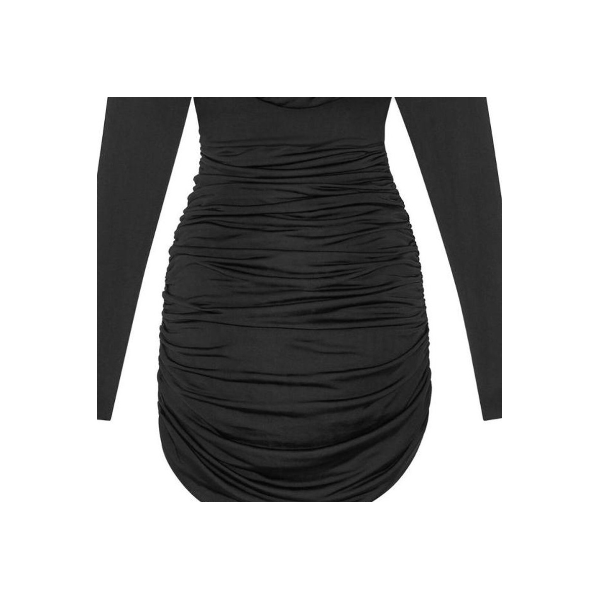 【送料&関税込】Saint Laurent Cowl Back Mini Dress SAINT LAURENT Cowl Back Mini Dress - POIZON
