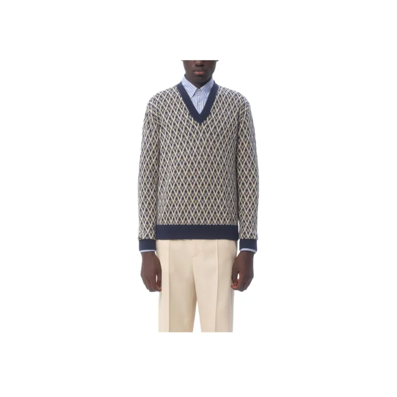 Valentino Toute La V Crewneck Jumper-4