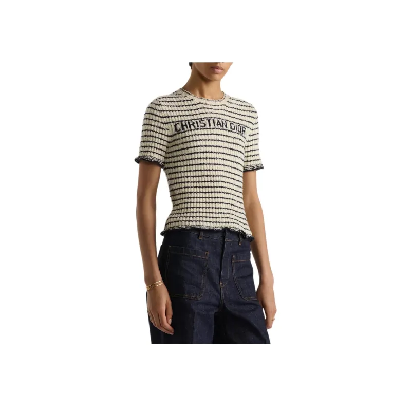 DIOR T Shirt Women's Marine Blue-2