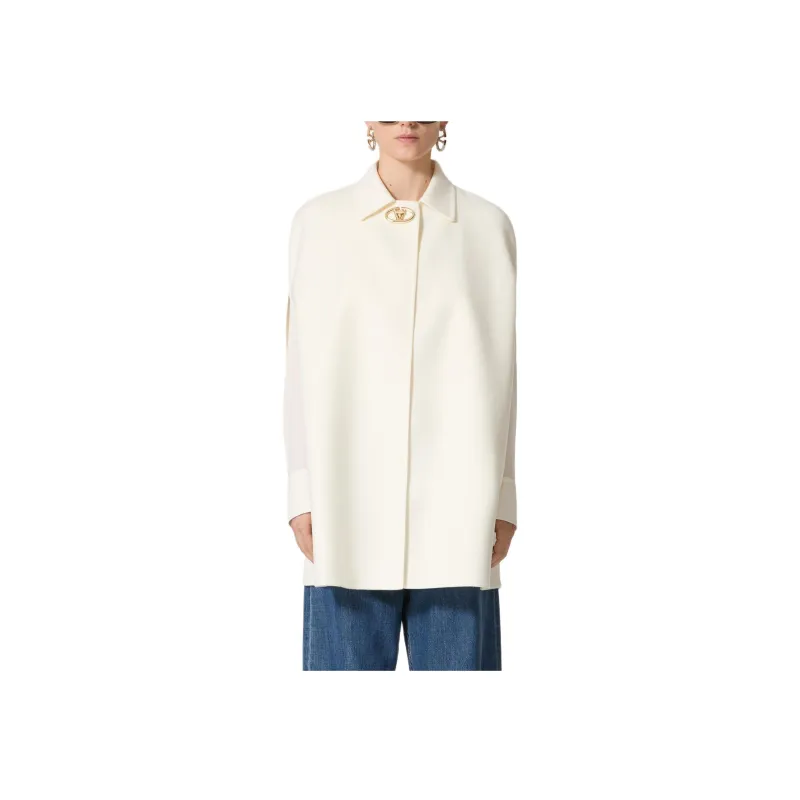 Valentino VLogo Signature Straight Hem Cape-1