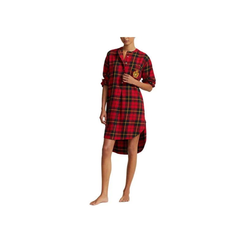 Polo Ralph Lauren FW24 Pajama Top Women's Red-1