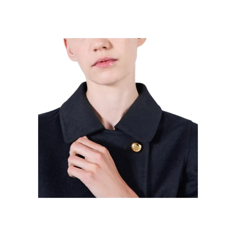 PRADA Double breasted Cashgora Coat-4