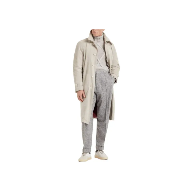 Brunello Cucinelli Pleat detail Wool Trousers-0